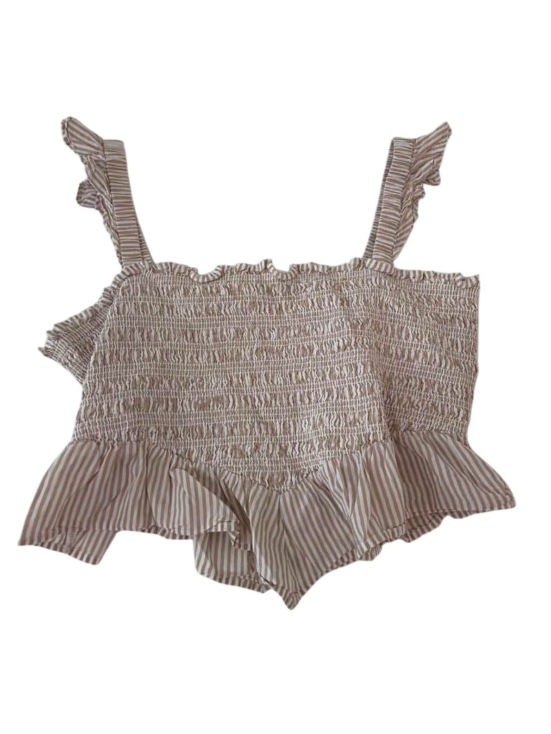 American Eagle Ruffle Smock Tank Tanks