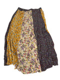 Natural Life Patchwork Floral Skirt