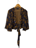 Storia Tie Front Blouse Long Sleeves