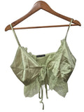 Shein Lace-Up Crop Tanks