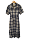 Eddie Bauer Plaid Midi Dress Vintage