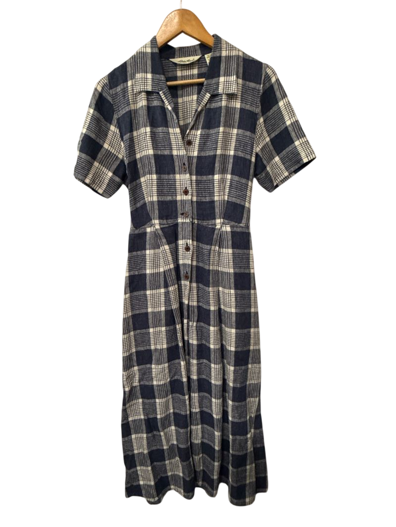 Eddie Bauer Plaid Midi Dress Vintage