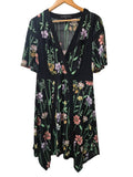 BCBG MAXAZARIA V-Neck Floral Dresses