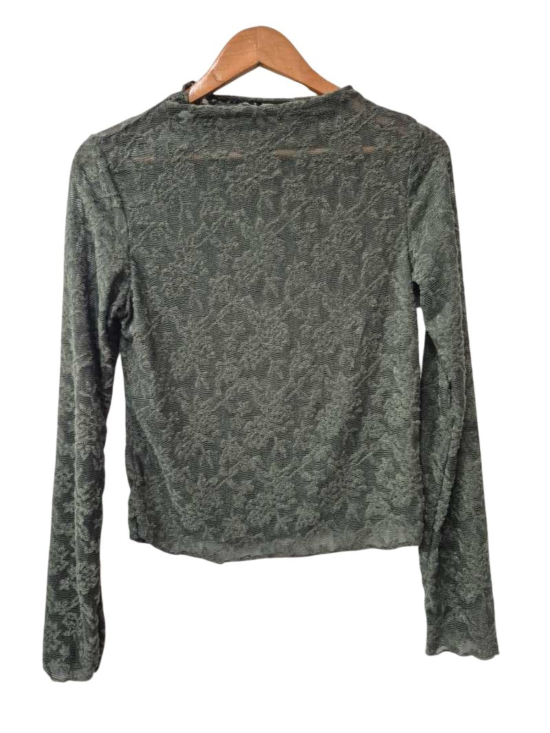 Sheer Patterned Long Sleeves