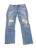 Madewell Distressed Straight Leg Jeans