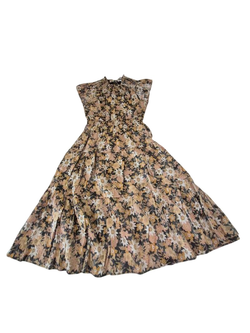 Moodie Sleeveless Floral Dress Dresses