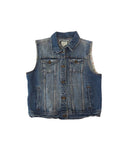 Forever 21 Sleeveless Denim Vest Outerwear