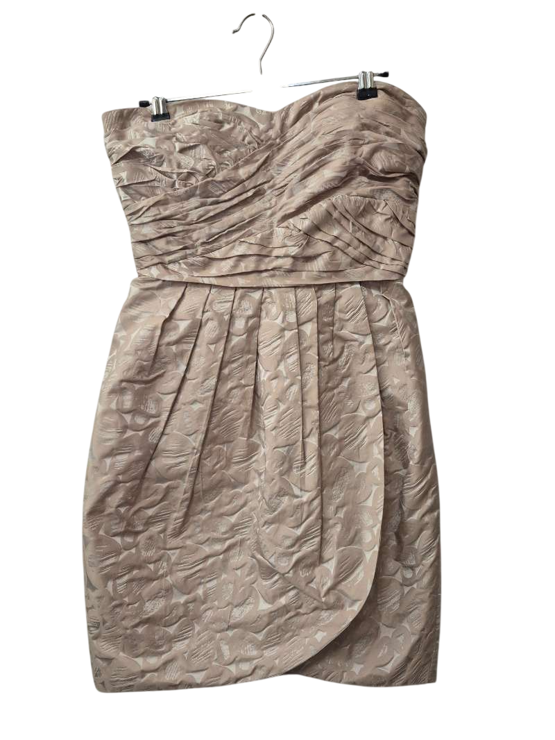Max and Cleo Strapless Ruched Dresses