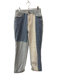 Pacsun Patchwork Straight-Leg Jeans