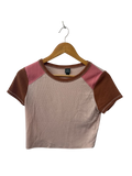 Wild fable Colorblock Knit Top Short Sleeves