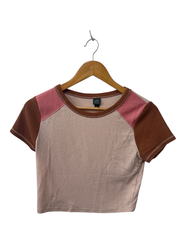 Wild fable Colorblock Knit Top Short Sleeves
