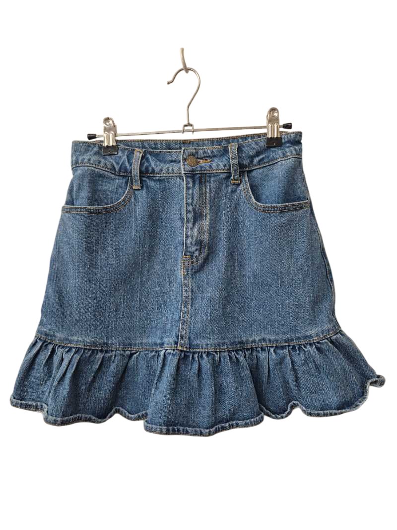 J. Galt Ruffled Hem Skirt