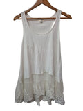 Umgee Lace Hem Tank Tanks