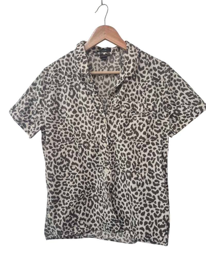 J. Crew Button-Up Shirt Short Sleeves