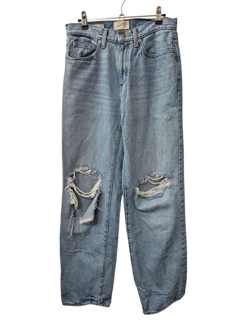 Universal Threads Distressed Straight-Leg Jeans