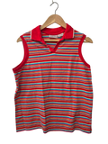 Basic Editions Striped Polo Tank Vintage