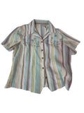 Striped Short-Sleeve Shirt Vintage