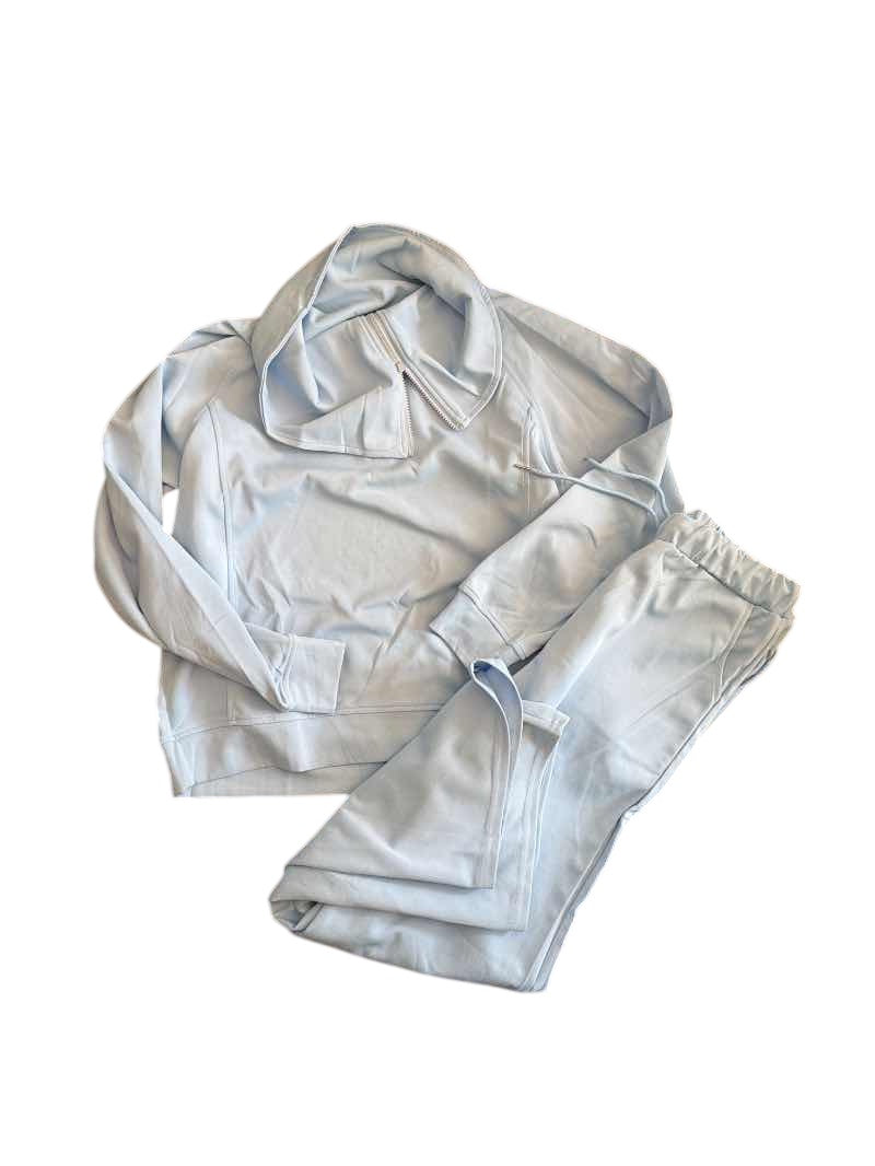Zip-Up Sweatshirt Set