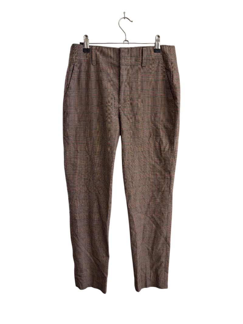 Gap Plaid Straight-Leg Pants