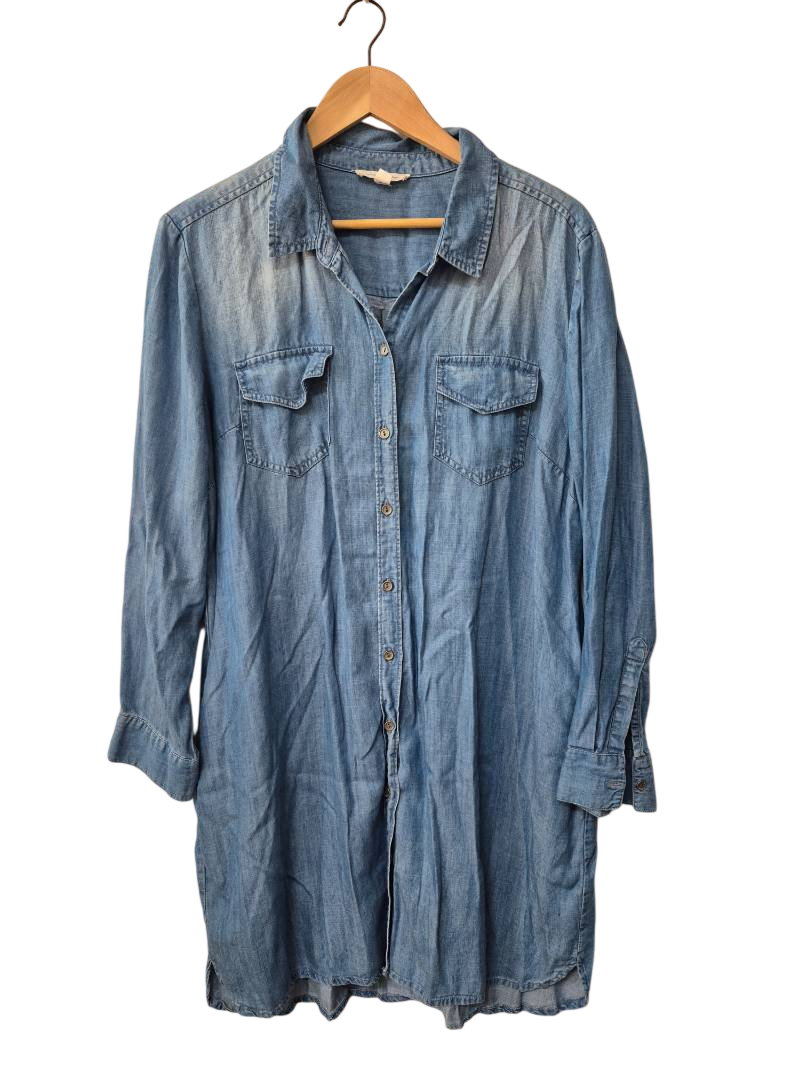 Beach Lunch Lounge Button-Down Shirt Dress Dresses