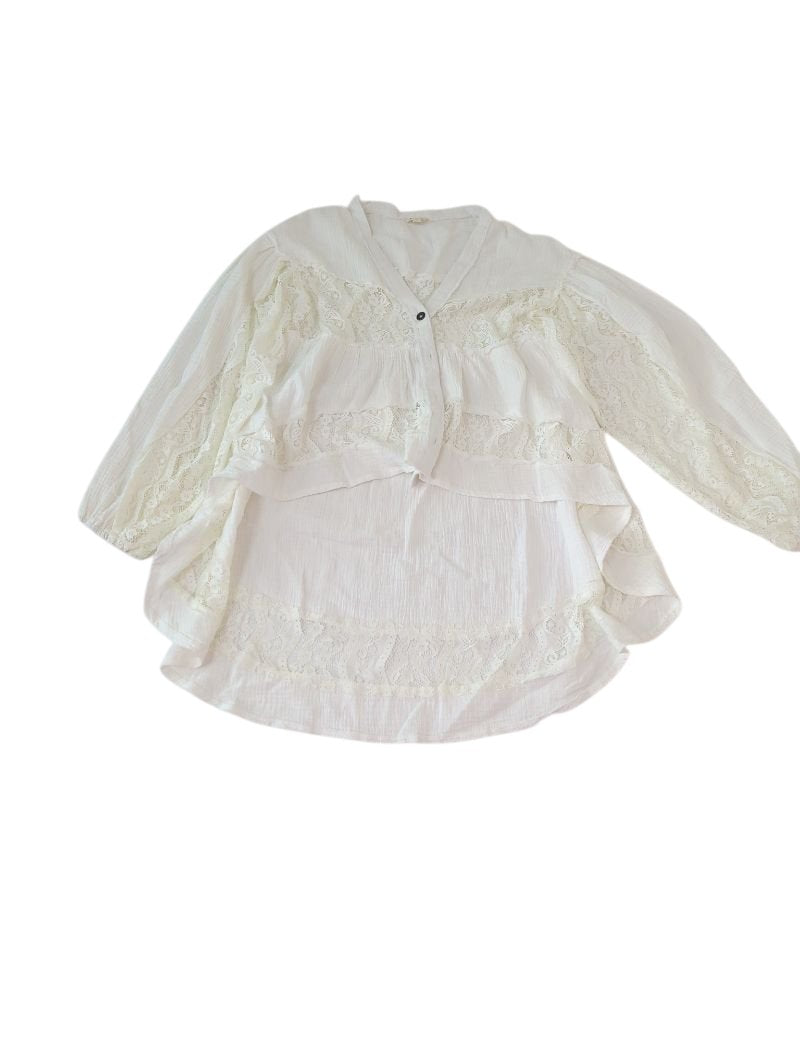 POL Layered Lace Top Long Sleeves