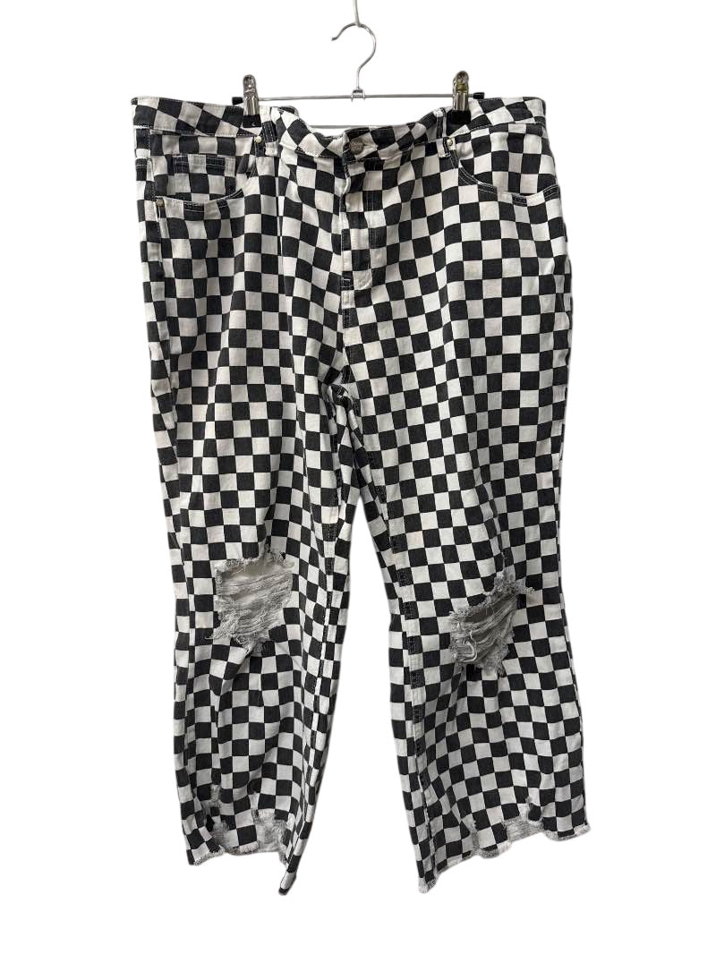 Sterling Kreek Checkerboard Distressed Pants