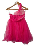Double Crazy One-Shoulder Glitter Dresses