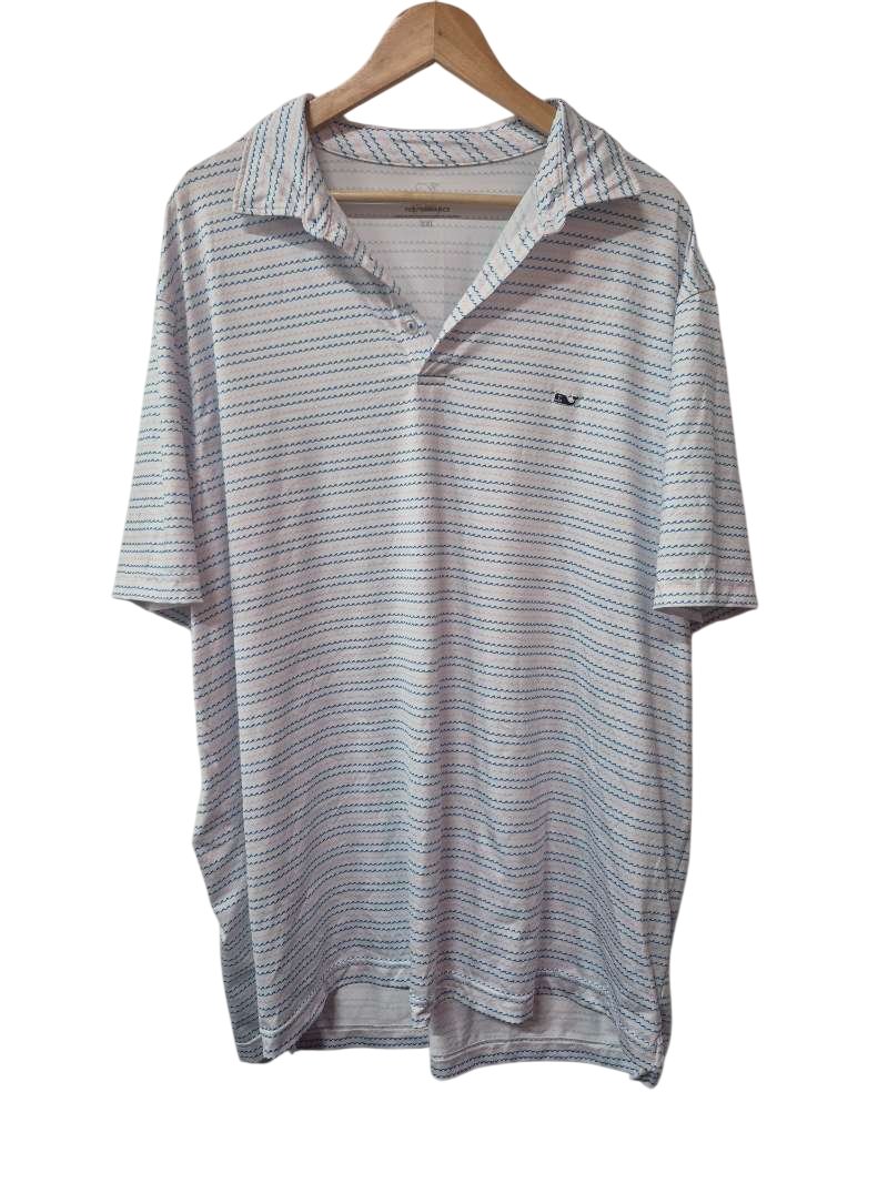 Vineyard Vines Striped Polo Men's