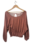 Willow + Root Smocked Hem Long Sleeves