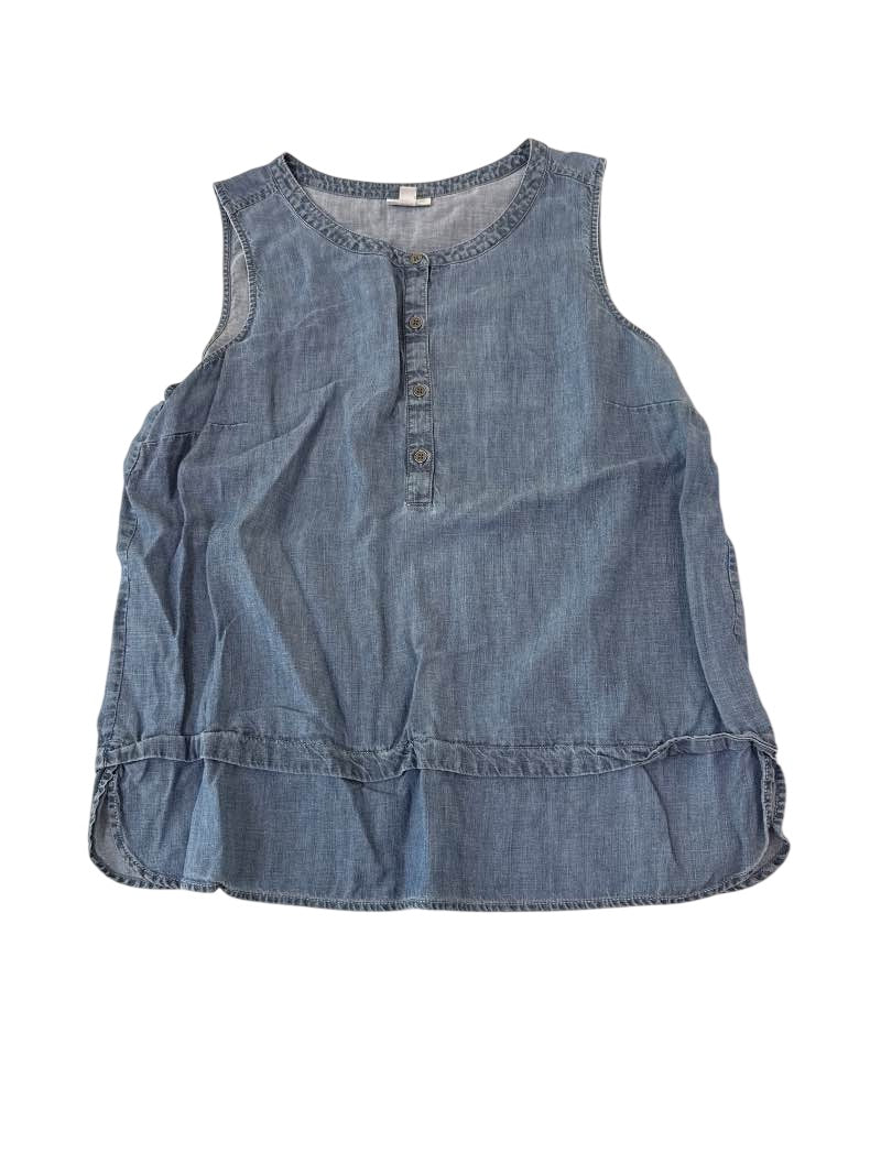 J.jill Sleeveless Henley Tanks