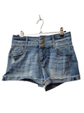 Vanilla Star Distressed Denim Shorts
