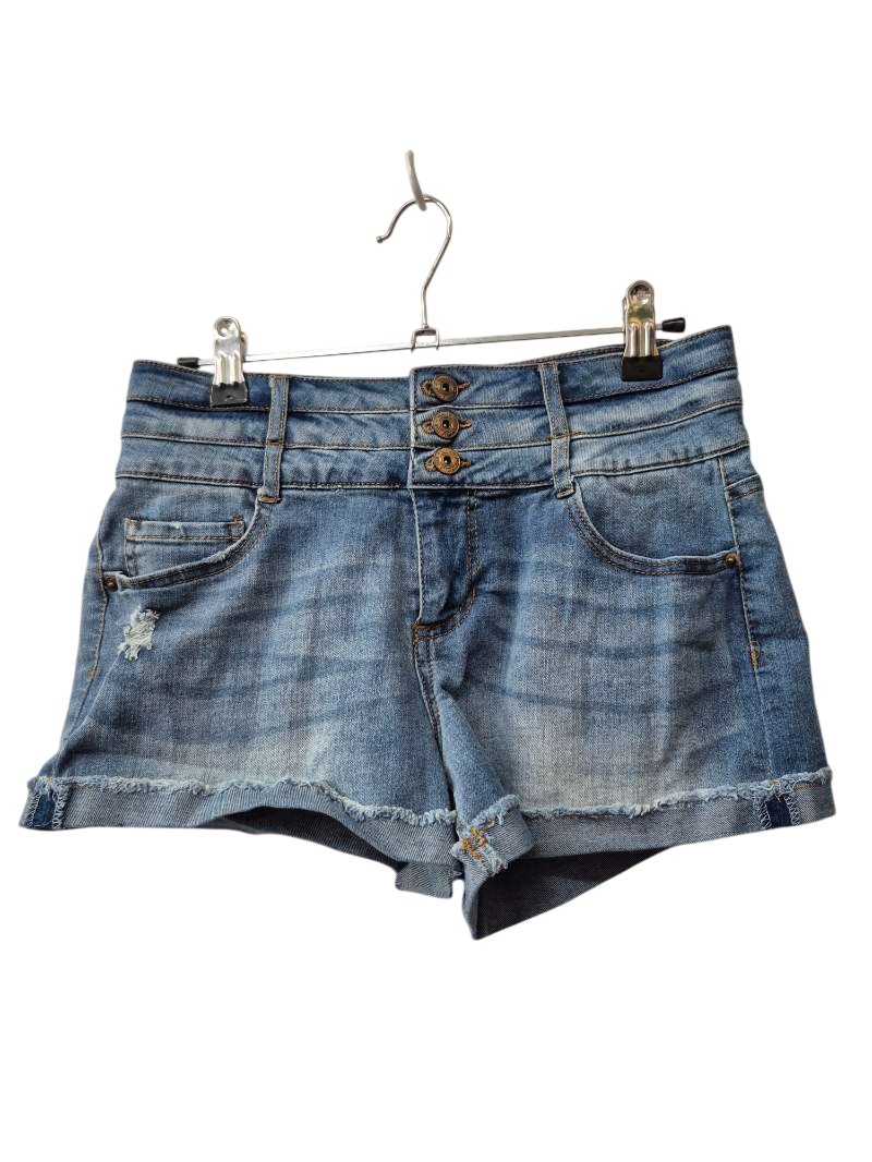 Vanilla Star Distressed Denim Shorts