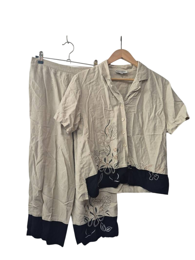Kaktus Floral Two-Piece Set Vintage