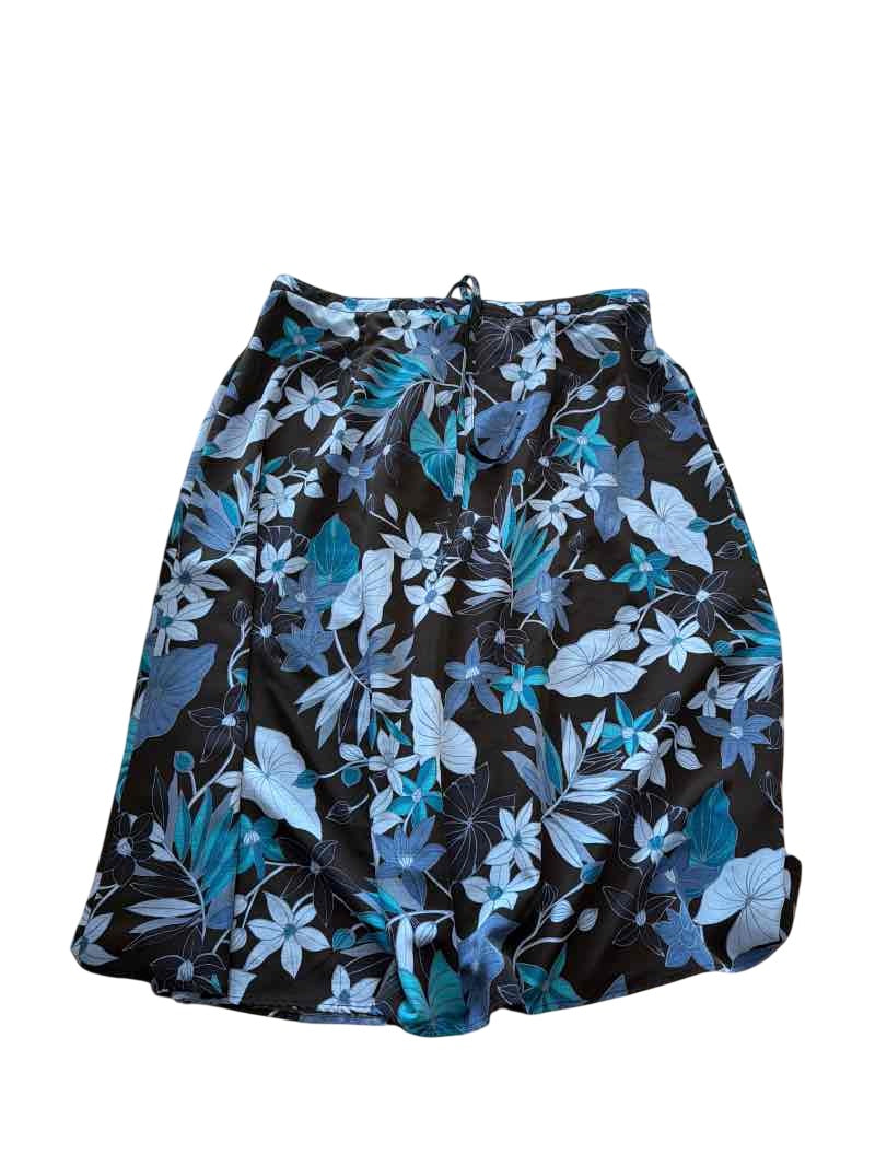 Sag Harbar Floral A-Line Skirt