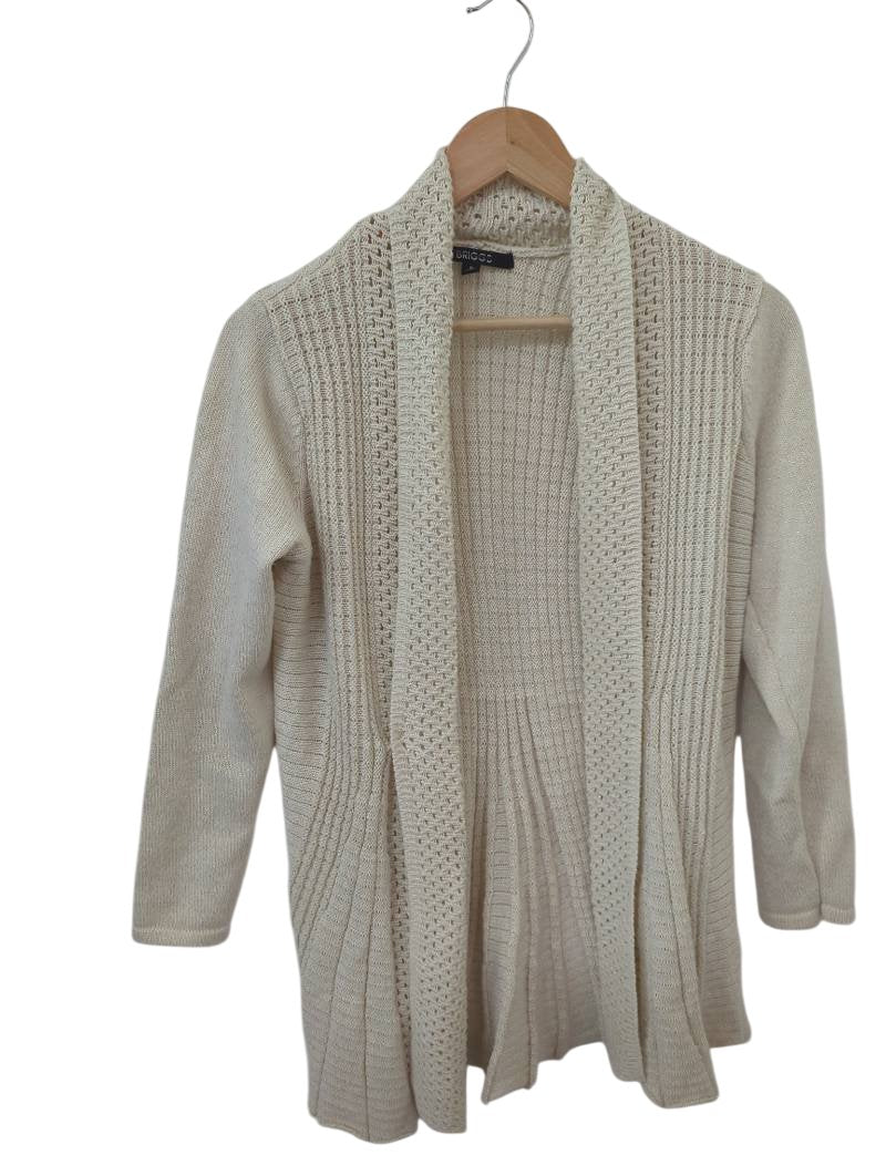 Briggs Open Knit Cardigan Long Sleeves