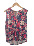 Liz Claiborne Sleeveless Floral Top Tanks