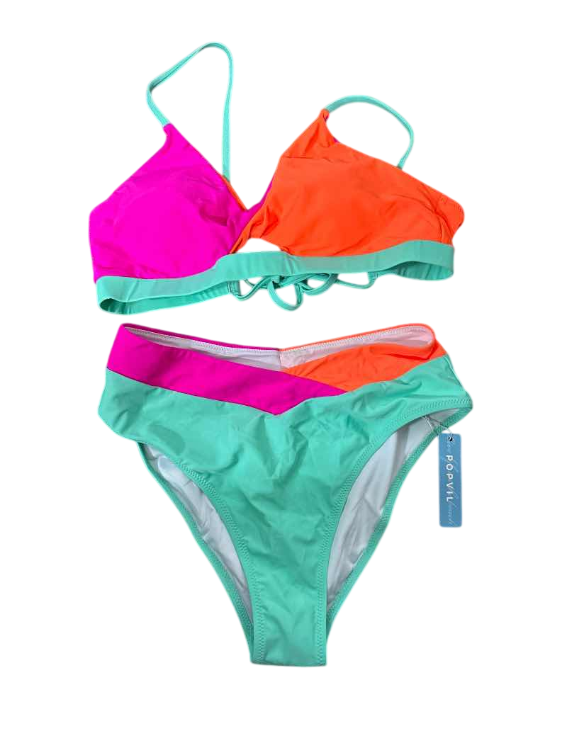 Popvil Colorblock Bikini Swimwear
