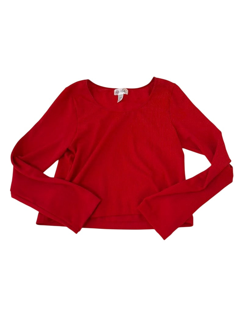 Just be Crew Neck Top Long Sleeves