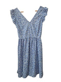 Shein Floral Ruffle Sleeveless Dresses