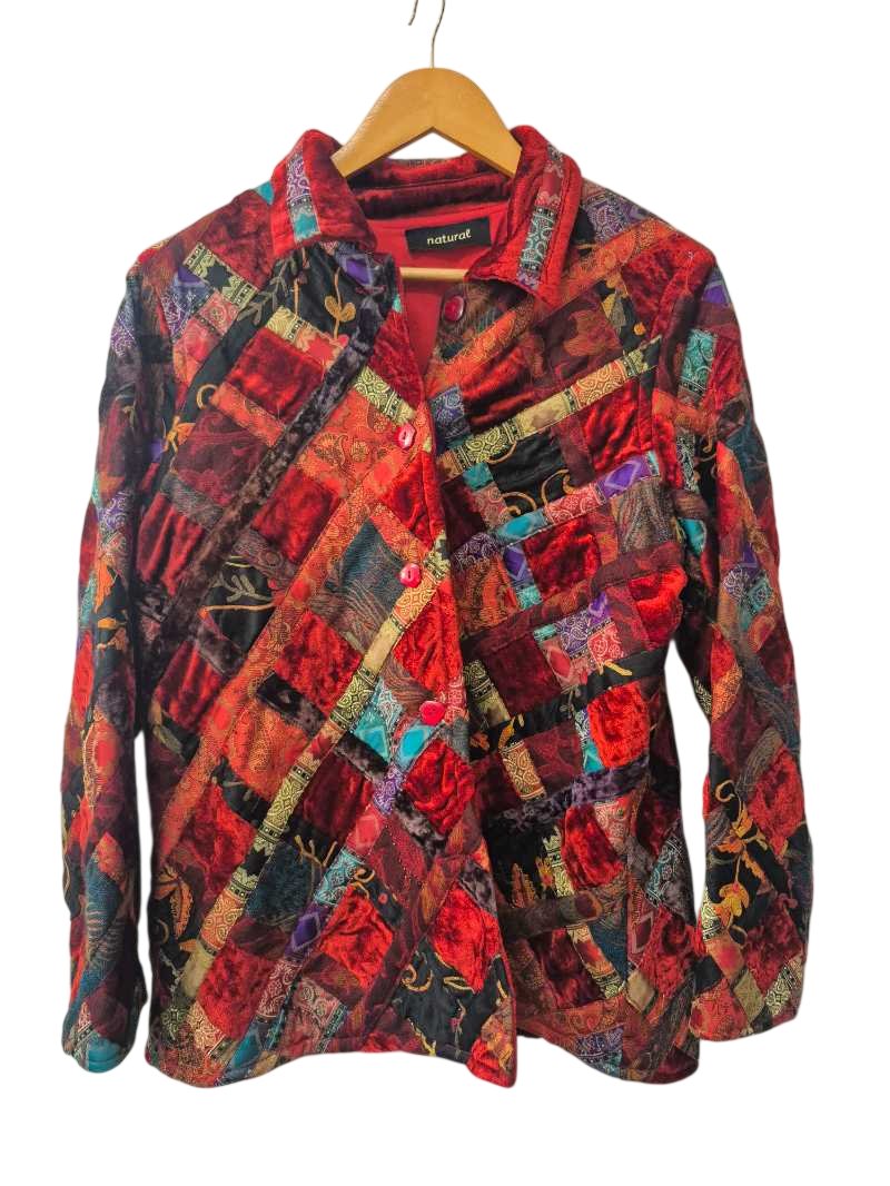 Natural Patchwork Jacket Vintage