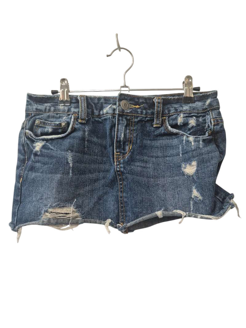 Aeropostale Distressed Denim Skirt