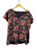 Maurice’s V-Neck Floral Short Sleeves