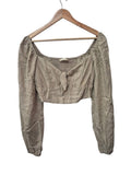 Altar’d State Off-Shoulder Crop Long Sleeves