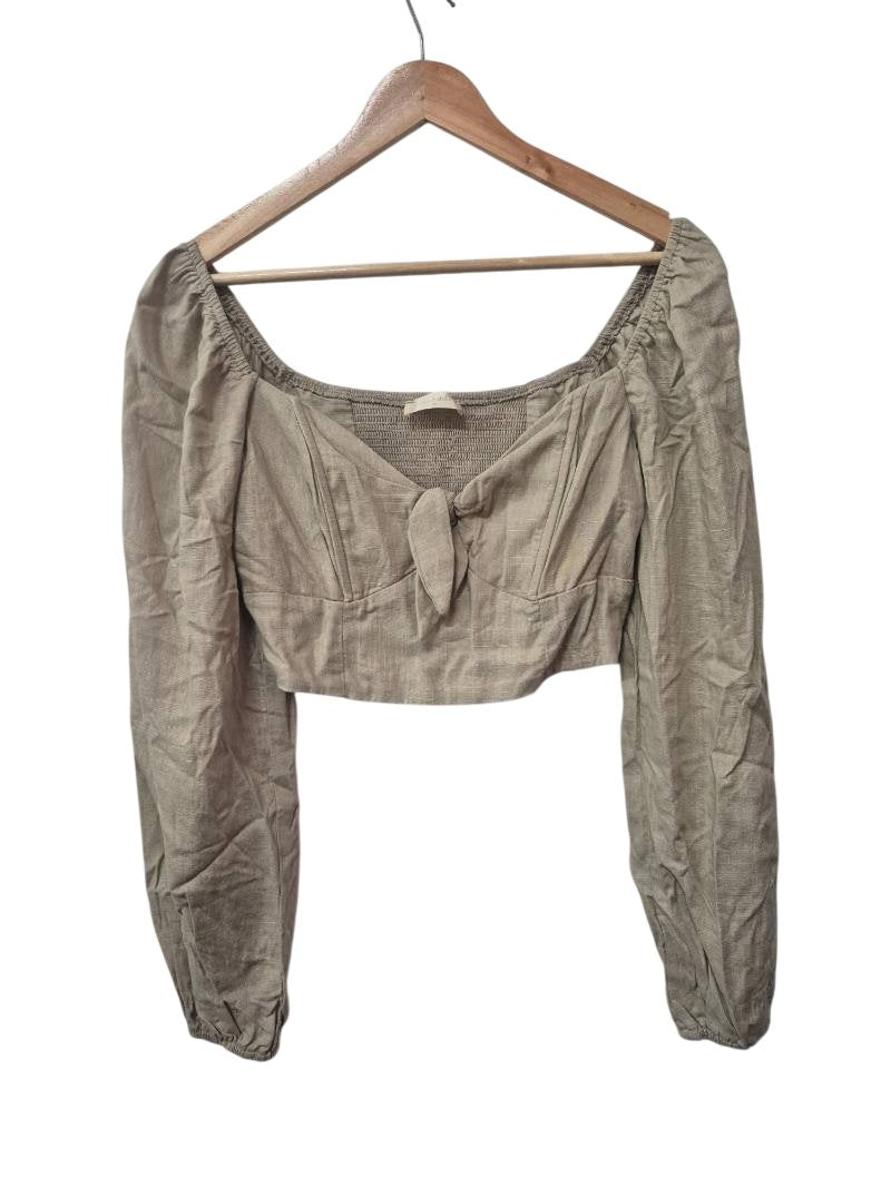 Altar’d State Off-Shoulder Crop Long Sleeves