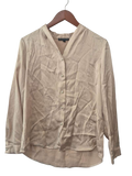 Adrianna Papell Button-Up Blouse Long Sleeves