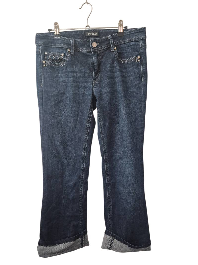 White House Black Market Cuffed Straight Leg Jeans