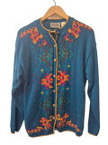 The Villager Embroidered Cardigan Vintage