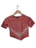Forever 21 Bandana Print Short Sleeves