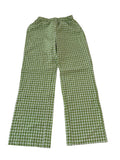 Checkered Wide Leg Pants