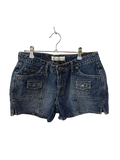 Hipster Denim Utility Shorts
